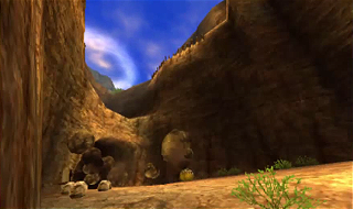 Screenshot de Ocarina of Time 3D - Le Mont du Péril