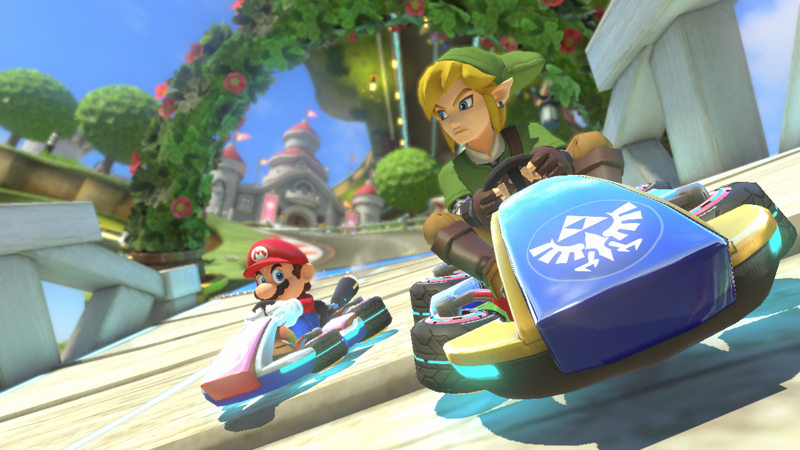 Link dans Mario Kart 8