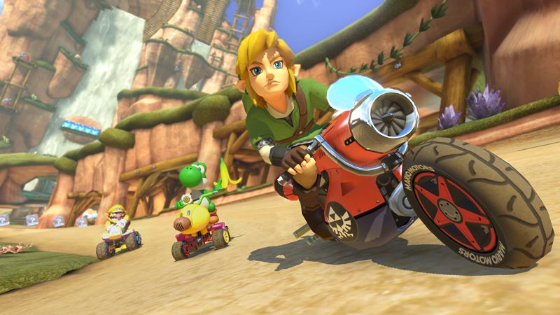 Link dans Mario Kart 8