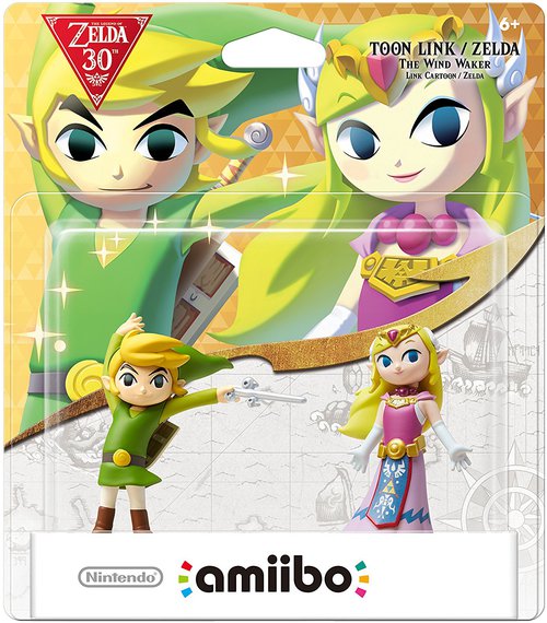 Pack d'amiibo Toon Link et Zelda (The Wind Waker)