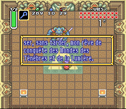 Screenshot d'ALTTP