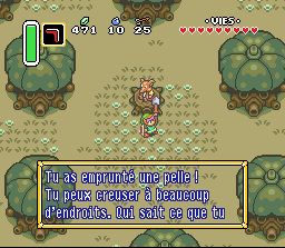 comment trouver la pelle dans zelda