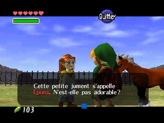 Screenshot de Ocarina of Time