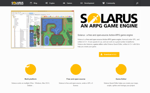 Le site du Solarus Engine