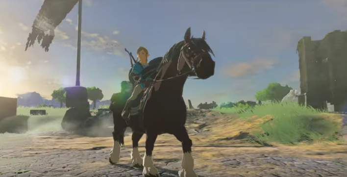 Link à cheval