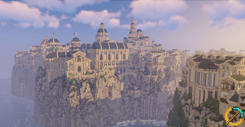Exemple de construction dans Minecraft