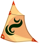 Illustration de Voile de bateau