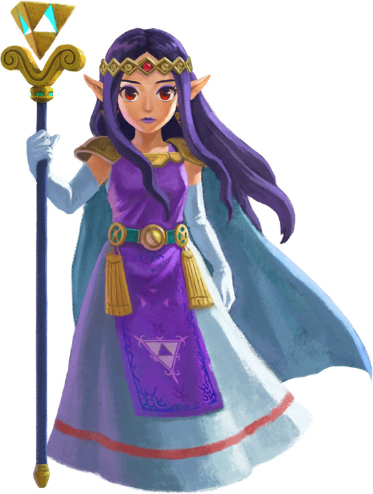 La Princesse Hilda (Artwork - Personnages principaux - A Link Between Worlds)