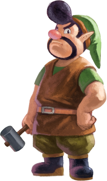 Patron de la forge (Artwork - Personnages secondaires - A Link Between Worlds)