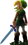 Link regardant droit devant lui