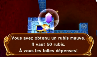 Laissez-vous tomber pour 50 rubis