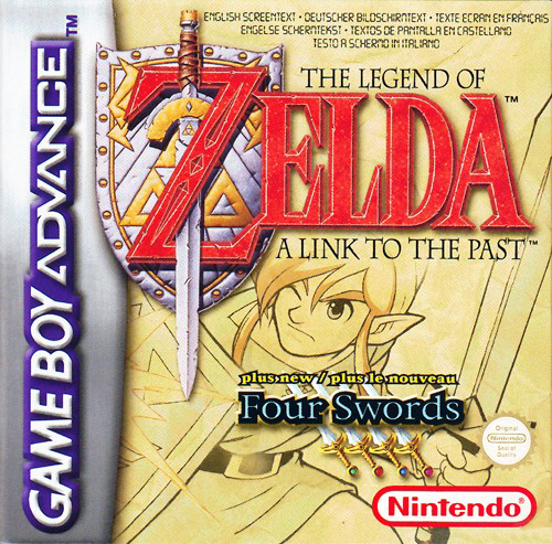 Boîtier européen d’A Link to the Past sur Gameboy Advance (Image diverse - Boîtiers - A Link to the Past)