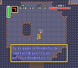 Screenshot d'ALTTP