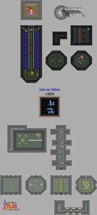 Plan de la zone Le Palais des Ténèbres