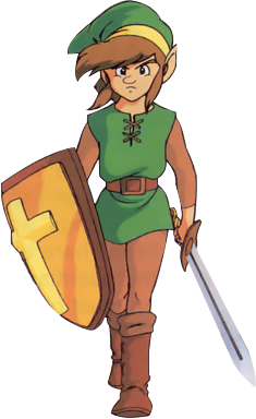 Link (Artwork - Link - Zelda II: The Adventure of Link)