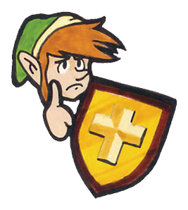 Link réfléchissant (Artwork - Link - Zelda II: The Adventure of Link)