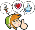 Artwork de Zelda II: The Adventure of Link