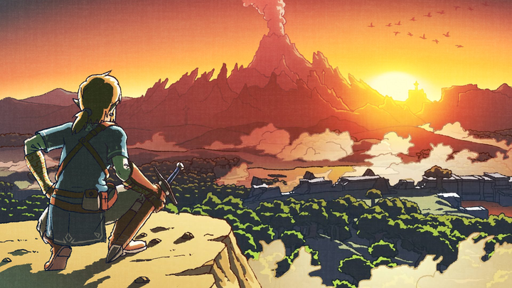 Artwork hommage au premier Zelda, célébrant l’année 2017 (Artwork - Illustrations - Breath of the Wild)