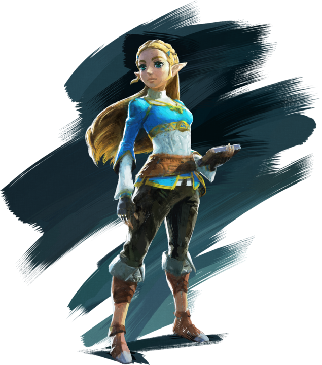 La princesse Zelda (Artwork - Personnages - Breath of the Wild)