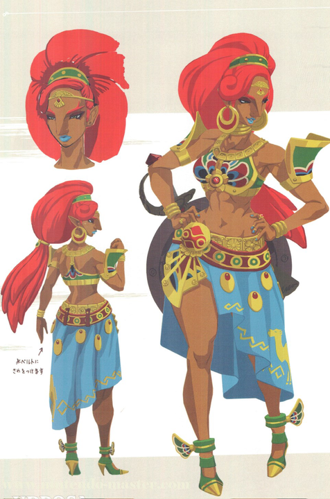 Concept Art d’Urbosa (Artwork - Concept Arts - Breath of the Wild)