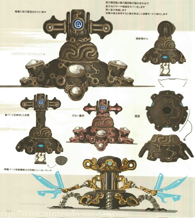 Concept art de Nano Gardien (Artwork - Concept Arts - Breath of the Wild)