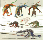 Concept Art de Moblin et de Lizalfos