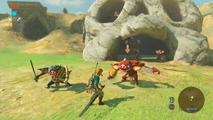 Link face à un camp de Bokoblin (Screenshot - Screenshots de l’E3 2016- Breath of the Wild)