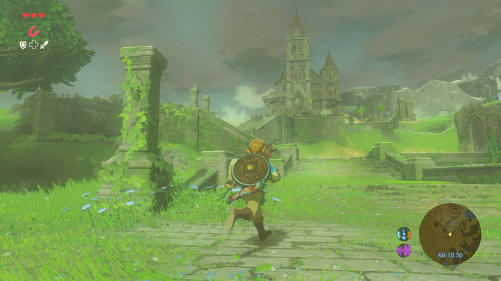 Le temps se couvre près du Temple du Temps (Screenshot - Screenshots de l’E3 2016- Breath of the Wild)