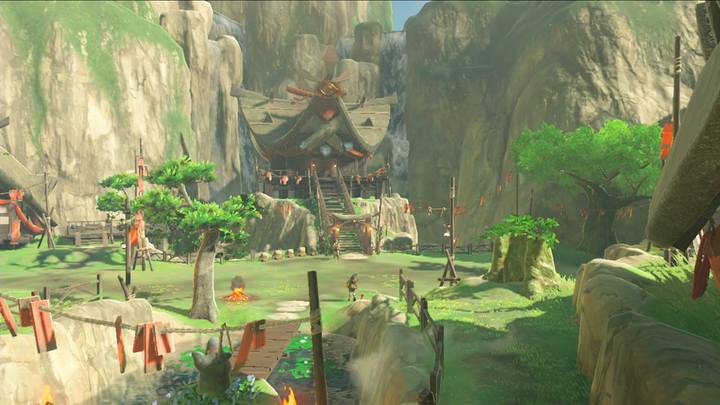 Le village Cocorico (Screenshot - Screenshots publiés sur les réseaux sociaux- Breath of the Wild)