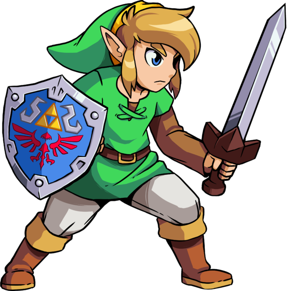 Artwork de Link (Artwork - Personnages - Cadence of Hyrule)