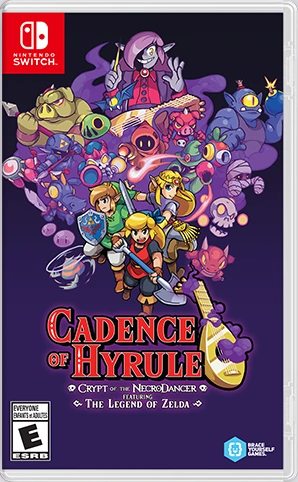 Boîtier nord-américain de Cadence of Hyrule (Image diverse - Boîtiers - Cadence of Hyrule)