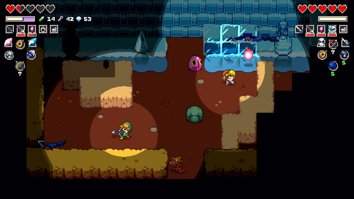 Zelda et Link collaborant (Screenshot - Screenshots - Cadence of Hyrule)