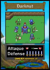 Fiche de Bestiaire de Four Swords Adventures - Plagueis pour Puissance-Zelda - Darknut Bleu