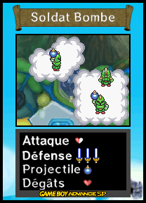 Fiche de Bestiaire de Four Swords Adventures - Plagueis pour Puissance-Zelda - Soldat Bombe Vert
