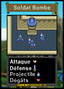 Fiche de Bestiaire de Four Swords Adventures - Plagueis pour Puissance-Zelda - Soldat Bombe