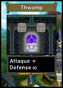 Fiche de Bestiaire de Four Swords Adventures - Plagueis pour Puissance-Zelda - Thwomp