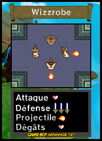 Fiche de Bestiaire de Four Swords Adventures - Plagueis pour Puissance-Zelda - Wizzrobe