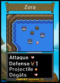 Fiche de Bestiaire de Four Swords Adventures - Plagueis pour Puissance-Zelda - Zora