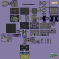 Plan de la zone Temple des Ténèbres