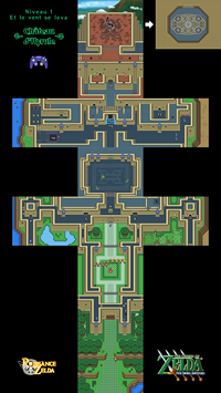 Plan de la zone Le Château d'Hyrule