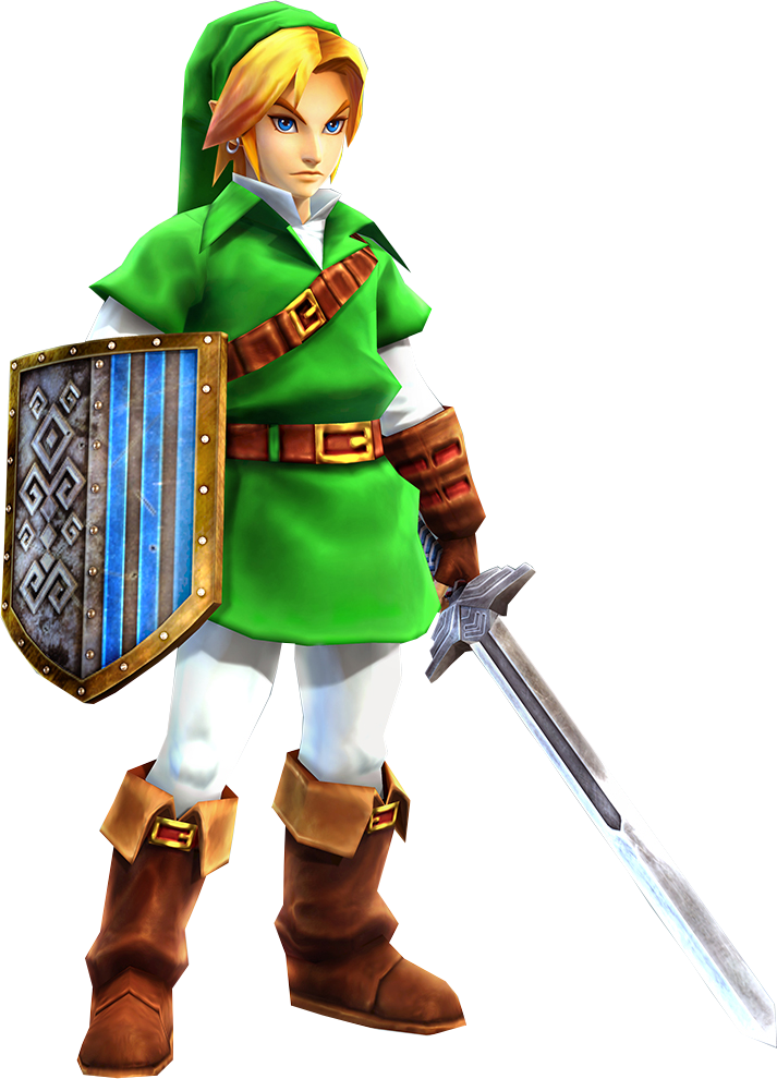 Link d’Ocarina of Time (Artwork - Artworks de Link - Hyrule Warriors)