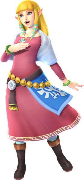La Princesse Zelda de Skyward Sword (Artwork - Autres personnages - Hyrule Warriors)
