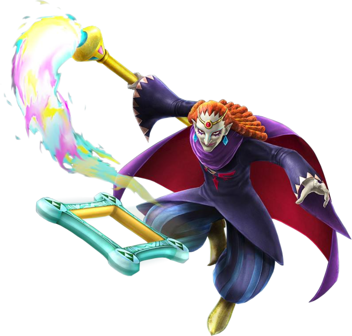 Yuga attaquant avec un cadre (Artwork - Autres personnages - Hyrule Warriors)