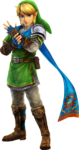 Link dans la tenue du héros