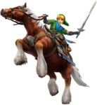 Link avec Epona