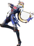 Sheik attaquant à la lyre