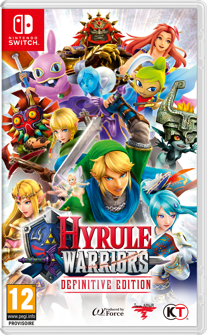 Boîte européenne d’Hyrule Warriors: Definitive Edition sur Switch (Image diverse - Boîtiers - Hyrule Warriors)