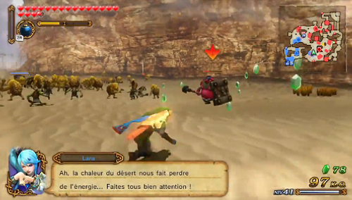 Screenshot d'Hyrule Warriors sur Wii U - Le Cœur Inébranlable