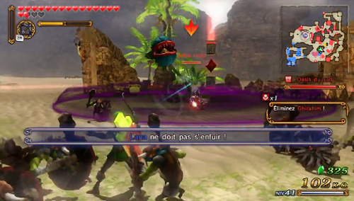 Screenshot d'Hyrule Warriors sur Wii U - Le Cœur Inébranlable