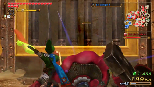 Screenshot d'Hyrule Warriors sur Wii U - Le Cœur Inébranlable